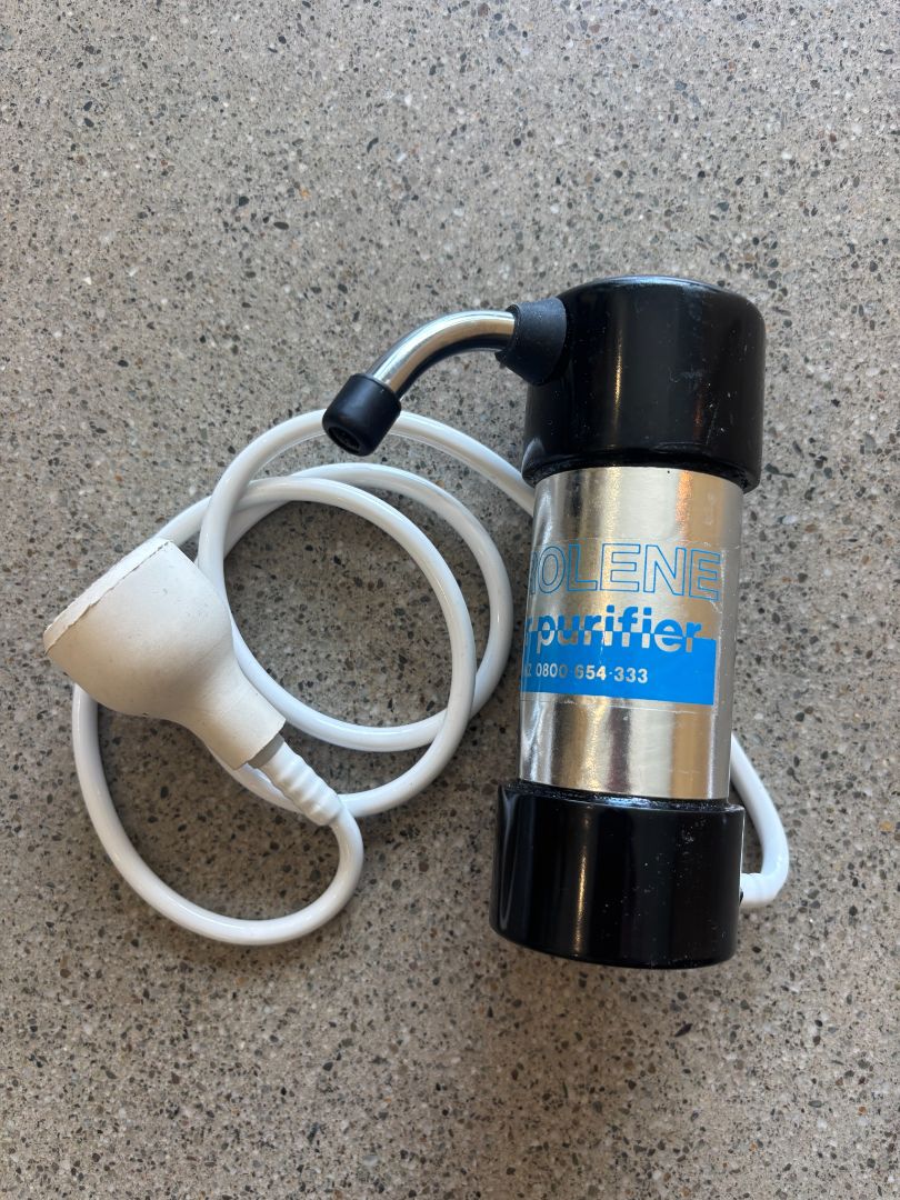 Silver / Black Microlene Travel Water Purifier, One Size