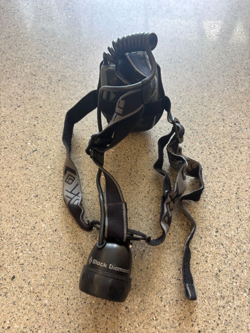 Black / Grey Black Diamond Rechargeable headlamp, One Size