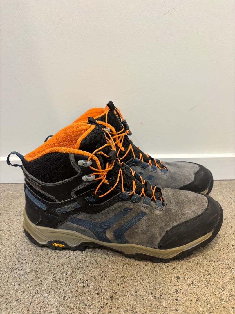 Grey/Orange Montane Trailblazer GTX hiking boots, US 12 / EU 45