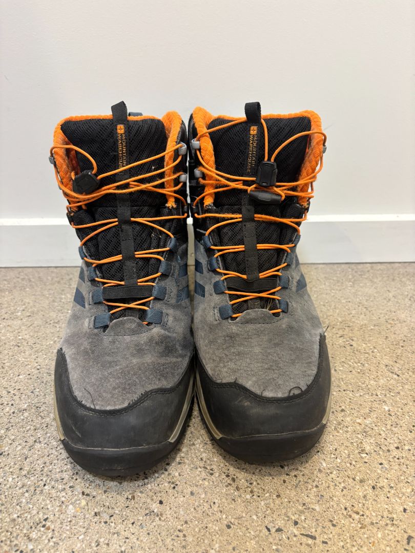 Grey/Orange Montane Trailblazer GTX hiking boots, US 12 / EU 45