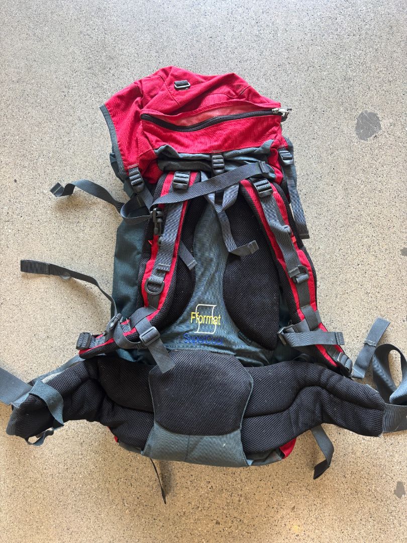 Red Karrimor Alpiniste S 45+10 backpack, 45+10L