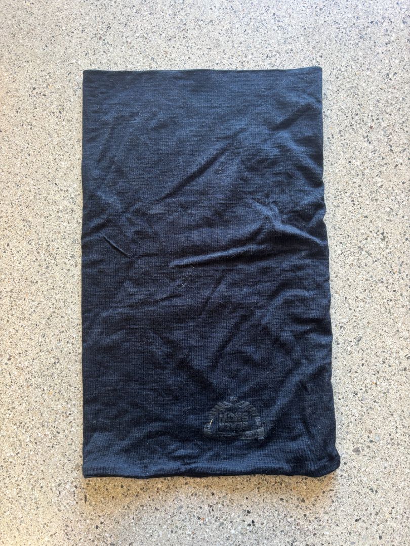 Black Mons Royale Merino Neckwarmer, One Size