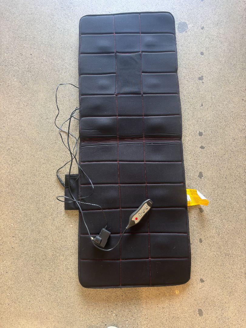 Black HoMedics Massage Mat with Heat, One Size