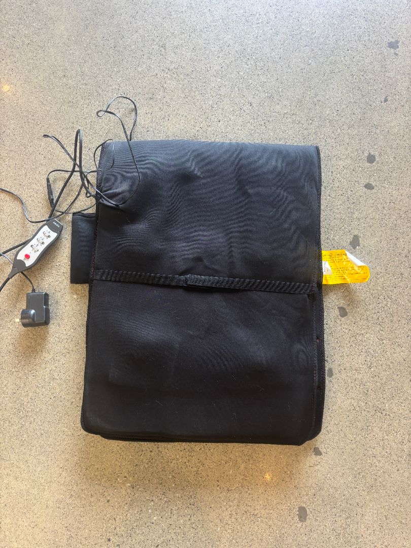 Black HoMedics Massage Mat with Heat, One Size