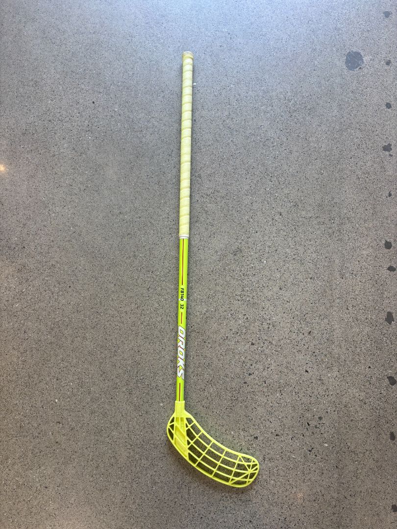 yellow Oroks FB140 32 Floorball Stick, Junior