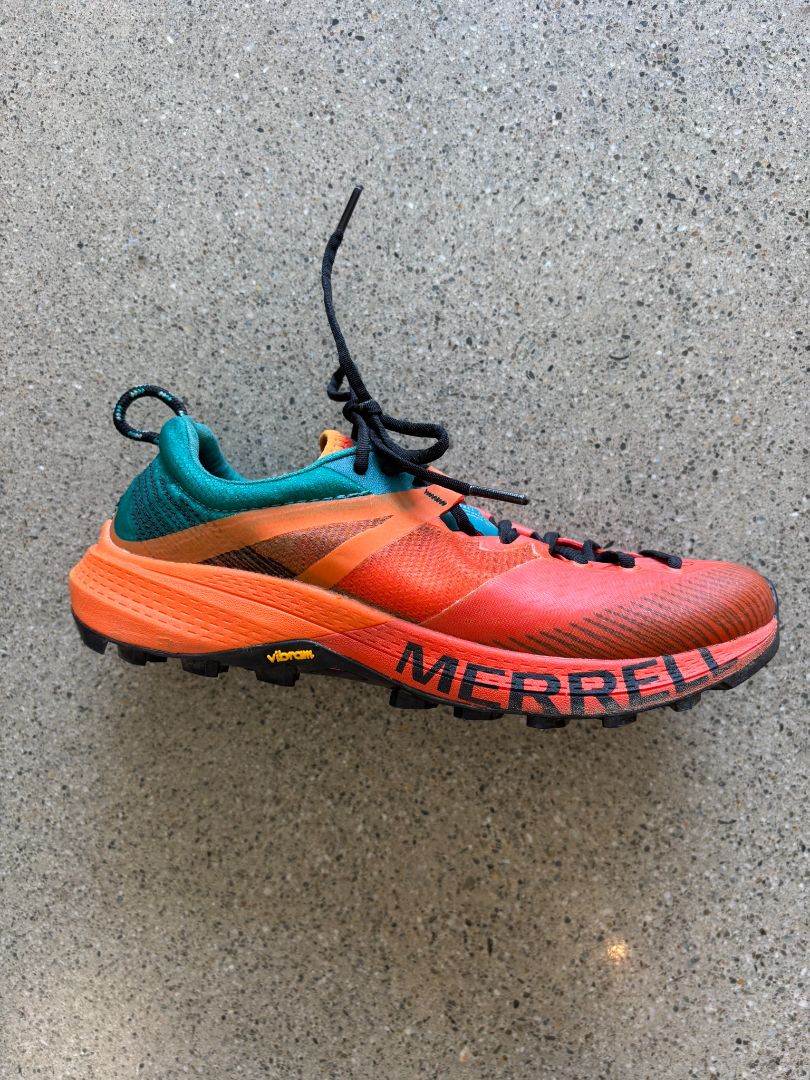 Orange/Teal Merrell MTL Trail Running Shoes, US 8 (EU 38.5)