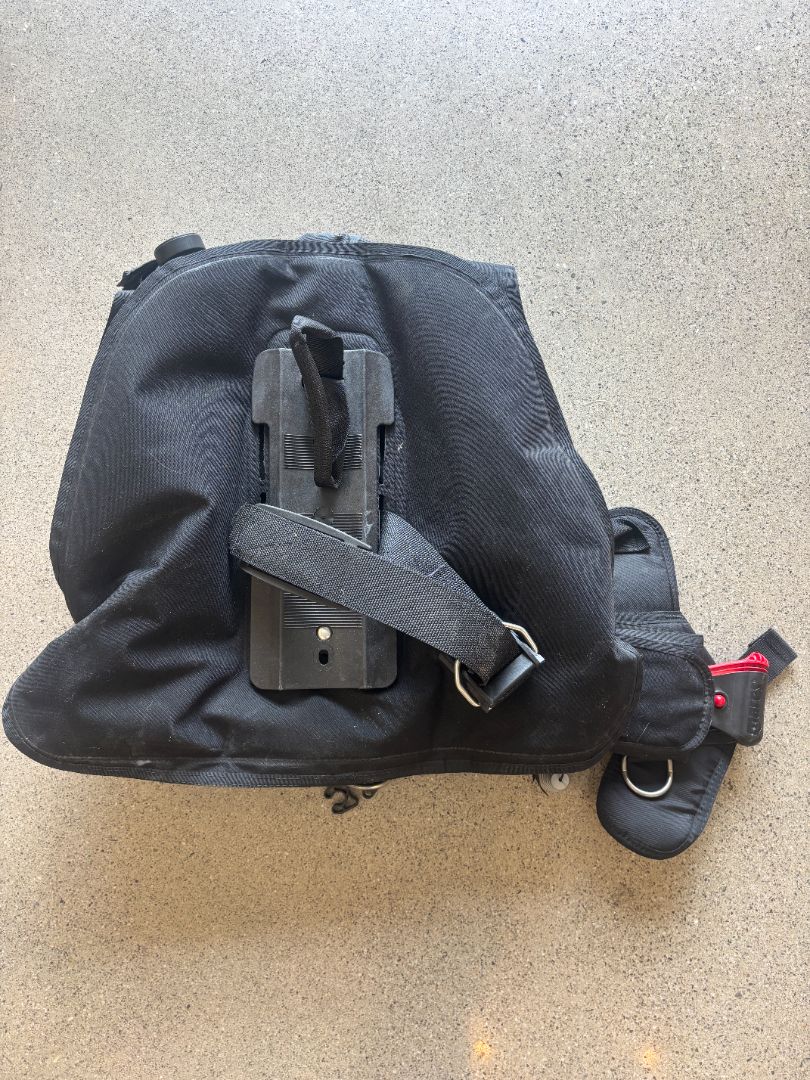 Black/Grey Mares Complete Scuba Diving Set, L