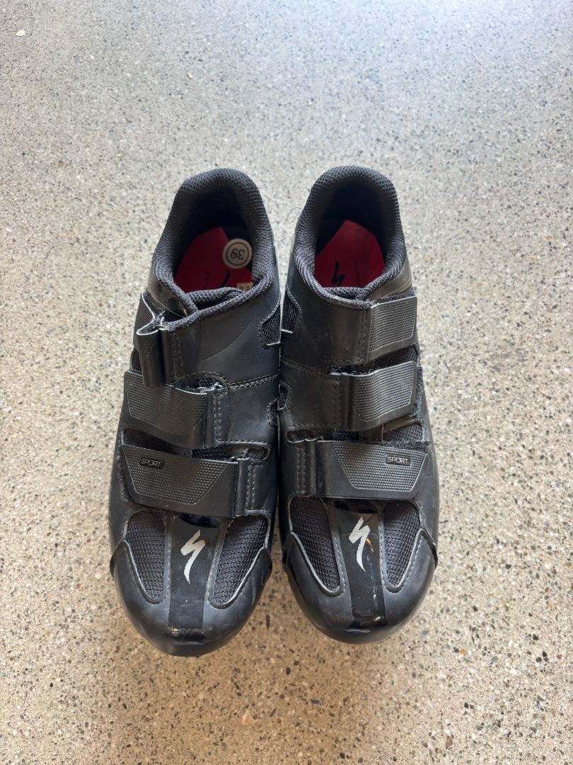 Black Specialized Sport Road Shoes, EU 39
