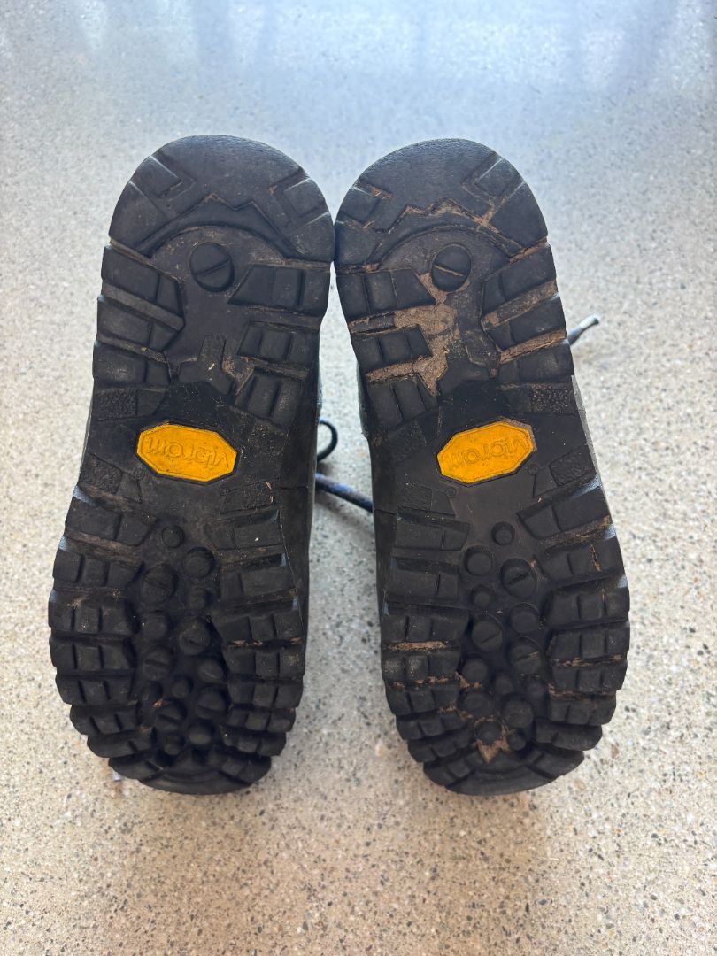 Brown/Charcoal Meindl Pro Active Leather Hiking Boots, EU 41 (approx Women's 10 / Men's 8.5)