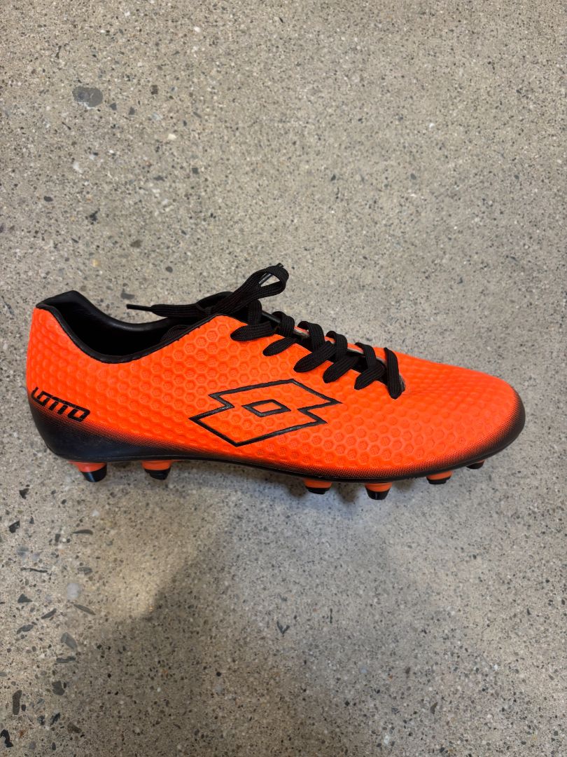 Orange/Black Lotto Solista FG Football Boots, EU 43