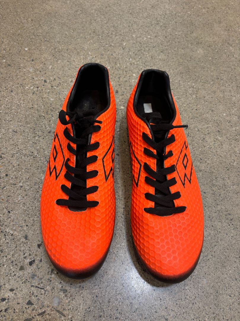 Orange/Black Lotto Solista FG Football Boots, EU 43