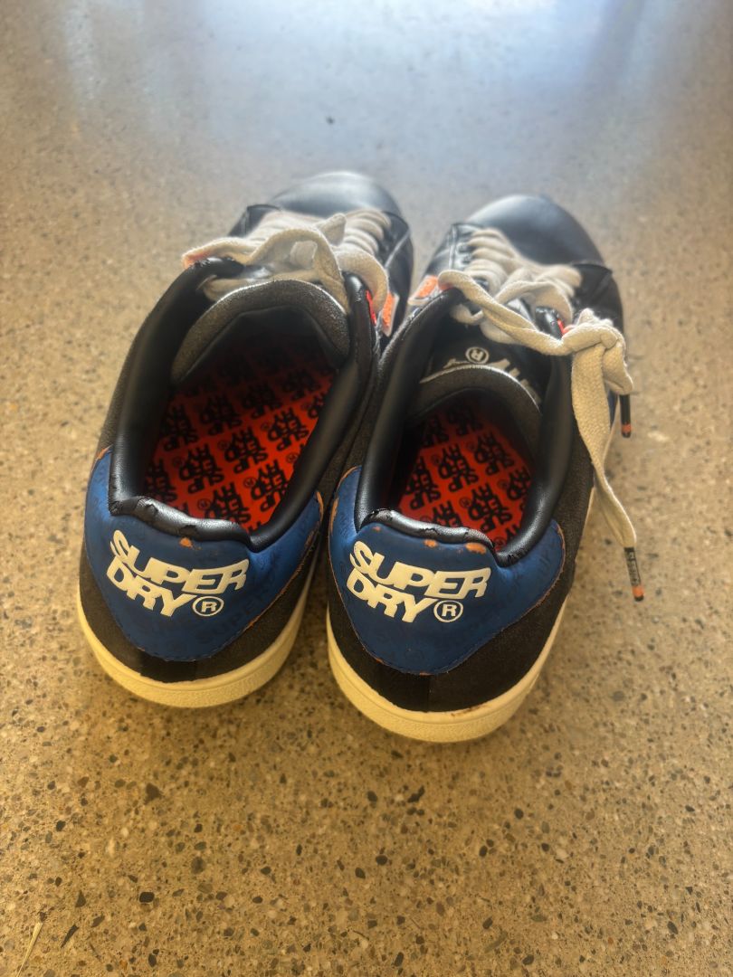 Navy Blue / Blue / White Superdry Classic Low-Top Sneakers, US 8 / EU 41