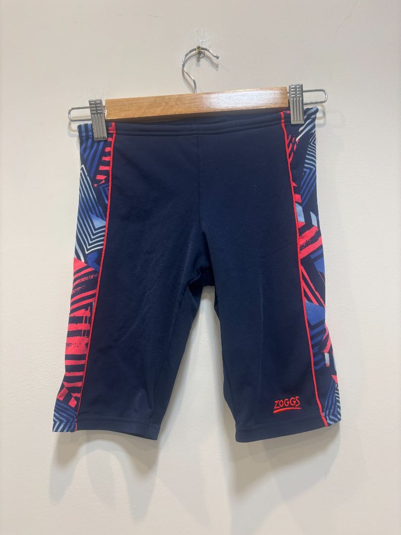 Navy/Red/Blue Zoggs Boys Swim Jammers, Age 10