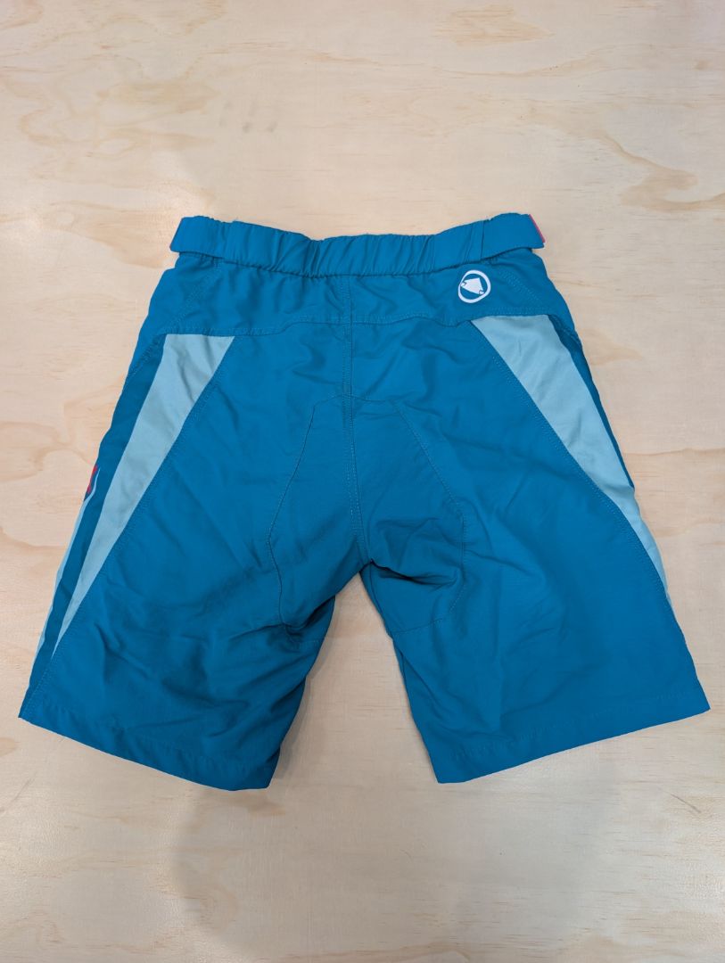 Blue Endura Girls Shorts, 11 - 12