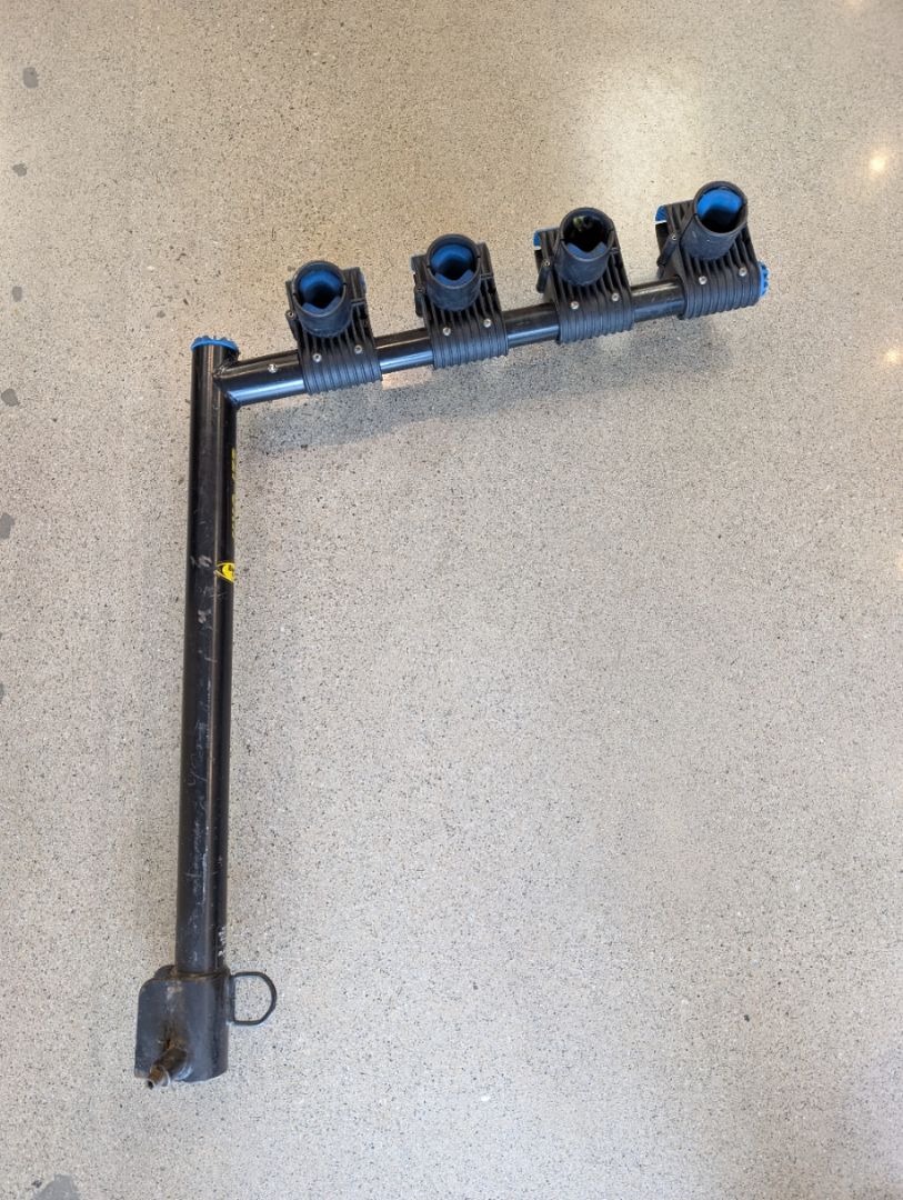 Black Best Bars 4-bike Towball Rack