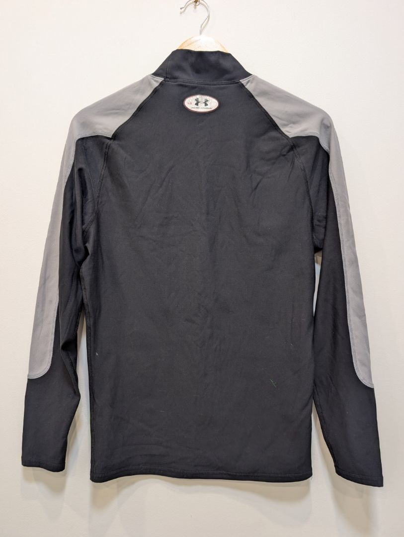 Black/Grey Under Armour Performance base layer top, Men's L
