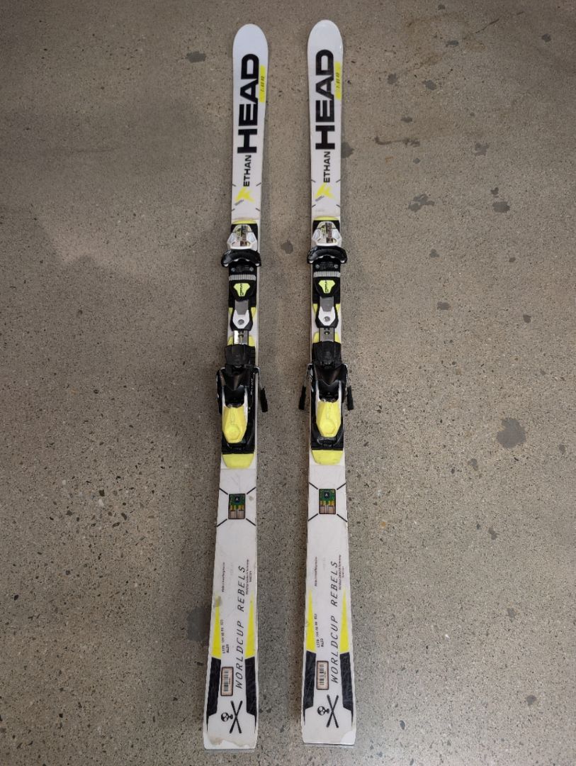 White/Yellow/Black Head Worldcup Rebels i.SL RD, 175 cm