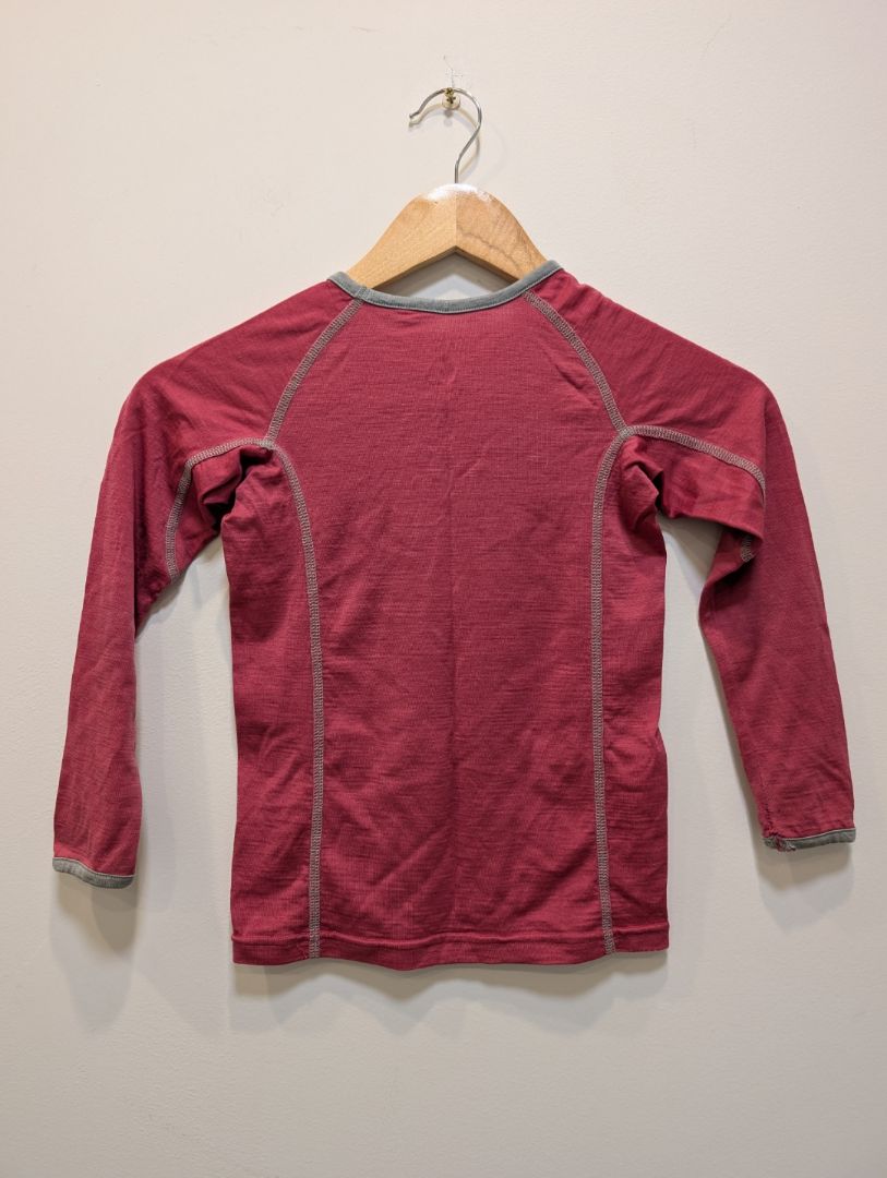 Pink Kathmandu Merino baselayer, 6YR