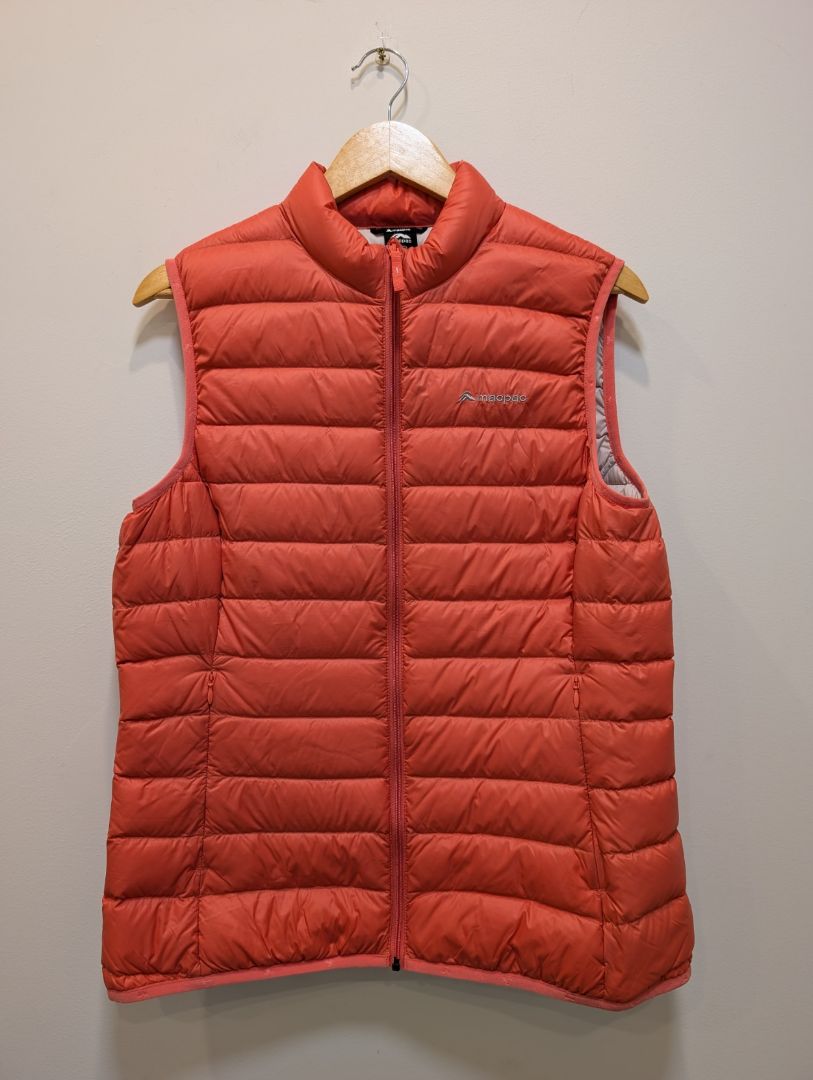 Coral Macpac Uber Light Down Vest, 14