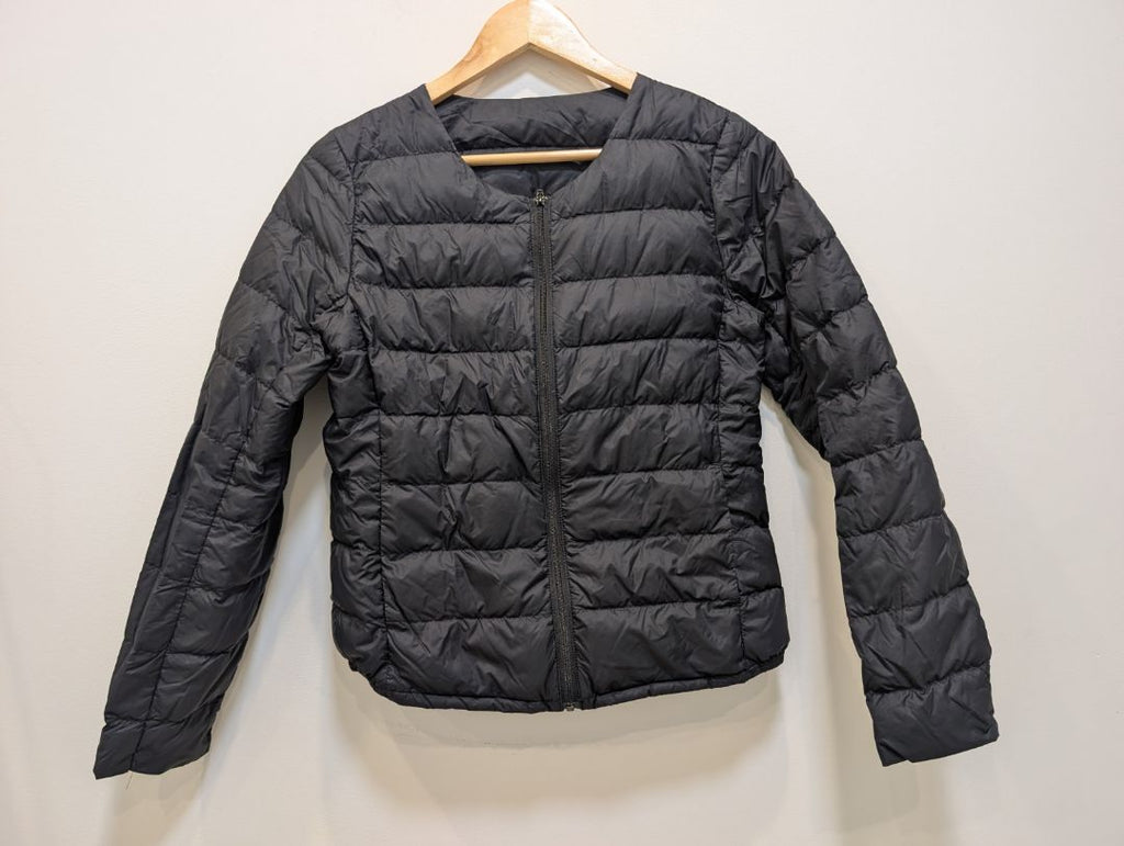 Black Muji Ultralight Down Jacket, M