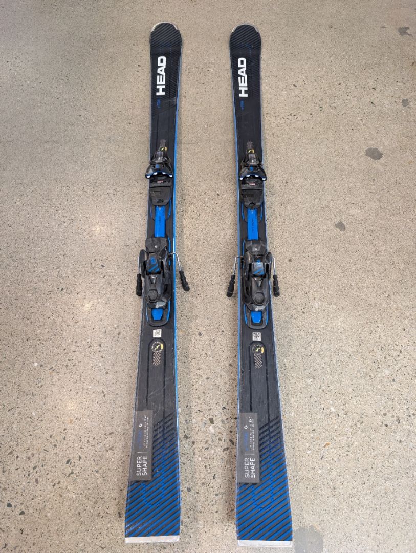Black/Blue Head Supershape e-Titan, 177 cm