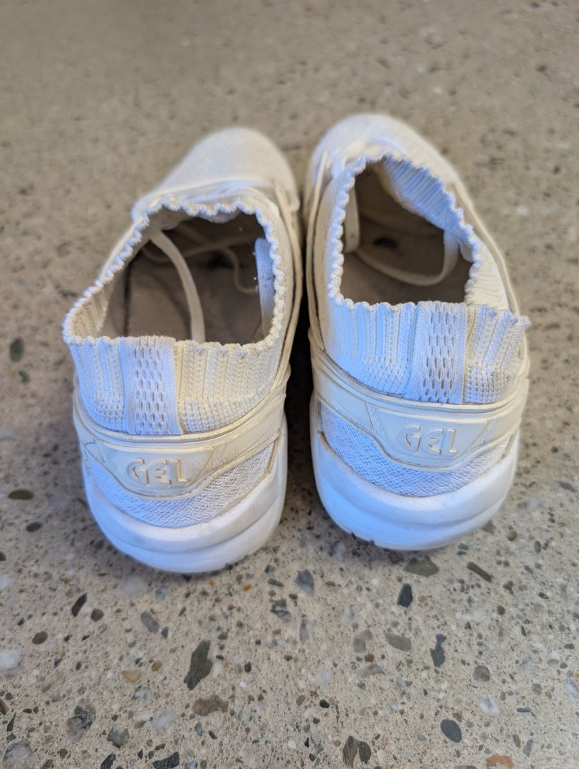 White Asics Gel-Kayano Trainer Knit, EU 36