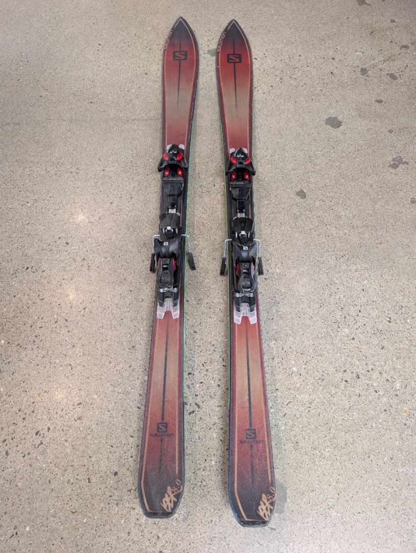 Red/Black Salomon BBR 8.0 V-Shape, 168 cm