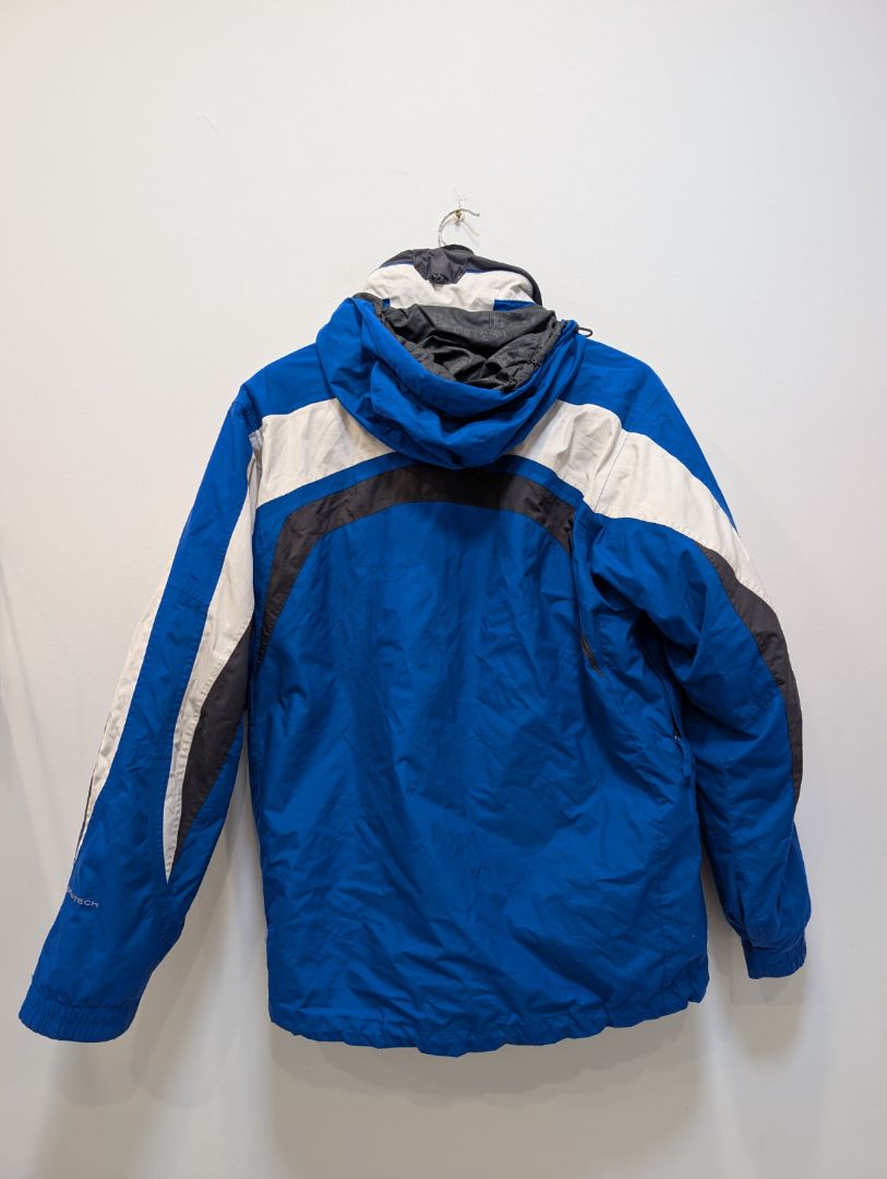 Blue/Grey/Black Columbia 3 in 1 Jacket, S
