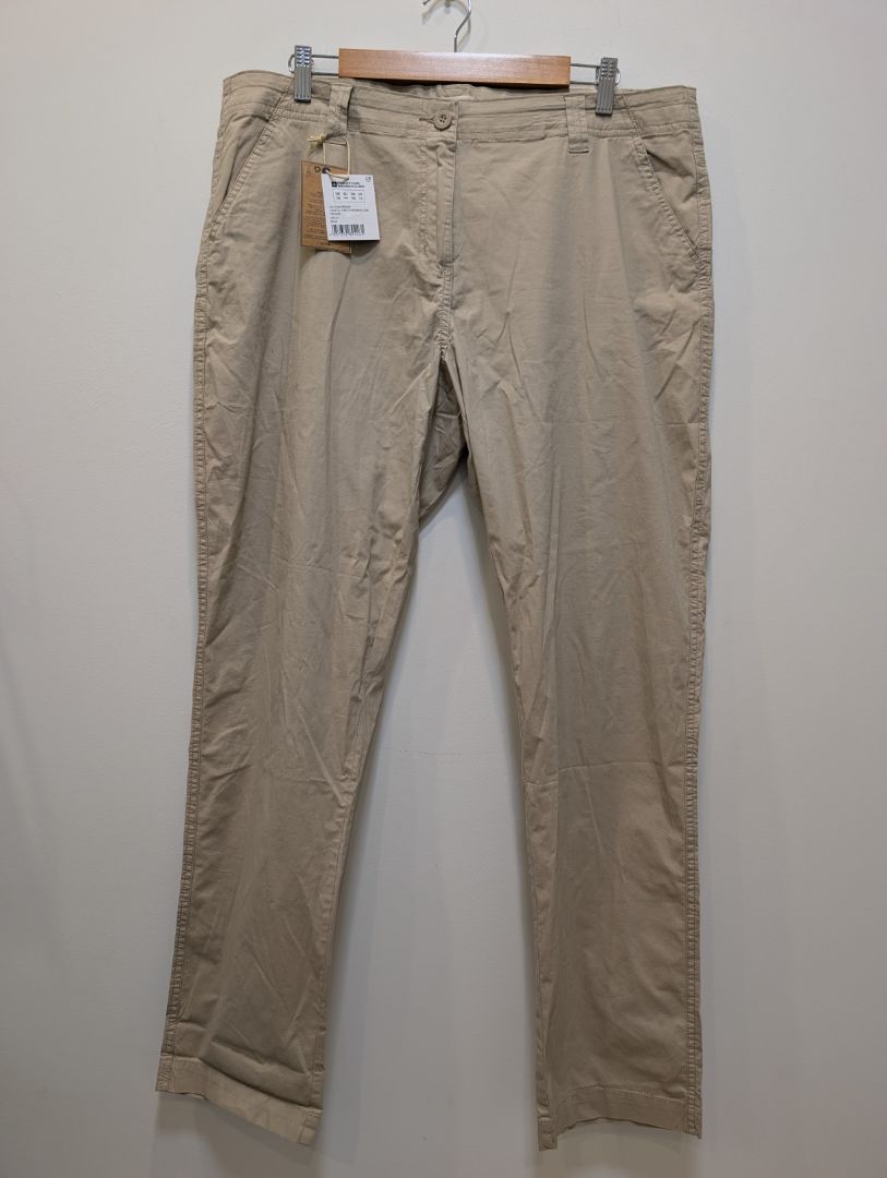 Beige Mountain Warehouse Coastal Stretch Trouser, UK 16 / EU 44 / US 12