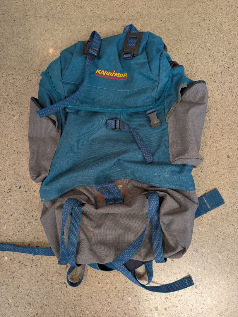Teal/Grey Karrimor Discovery 55 KS-60lt Aergo S, 55L