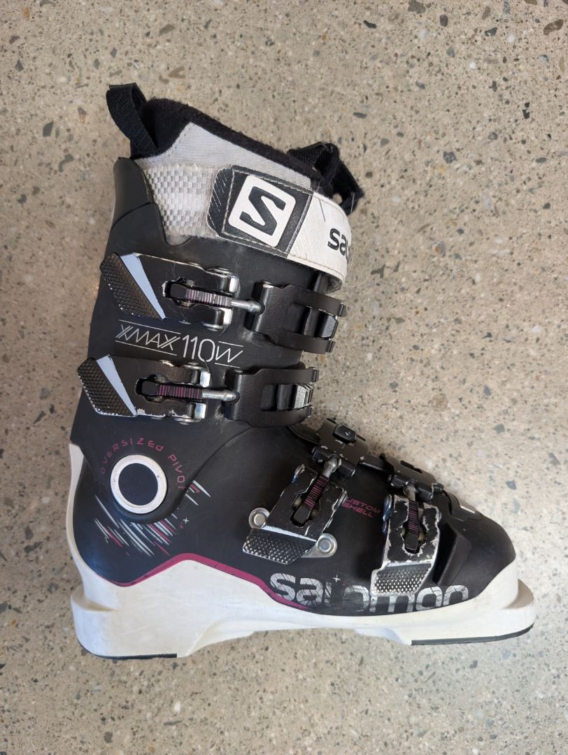 Black/White Salomon X Max 110 W, 23.5