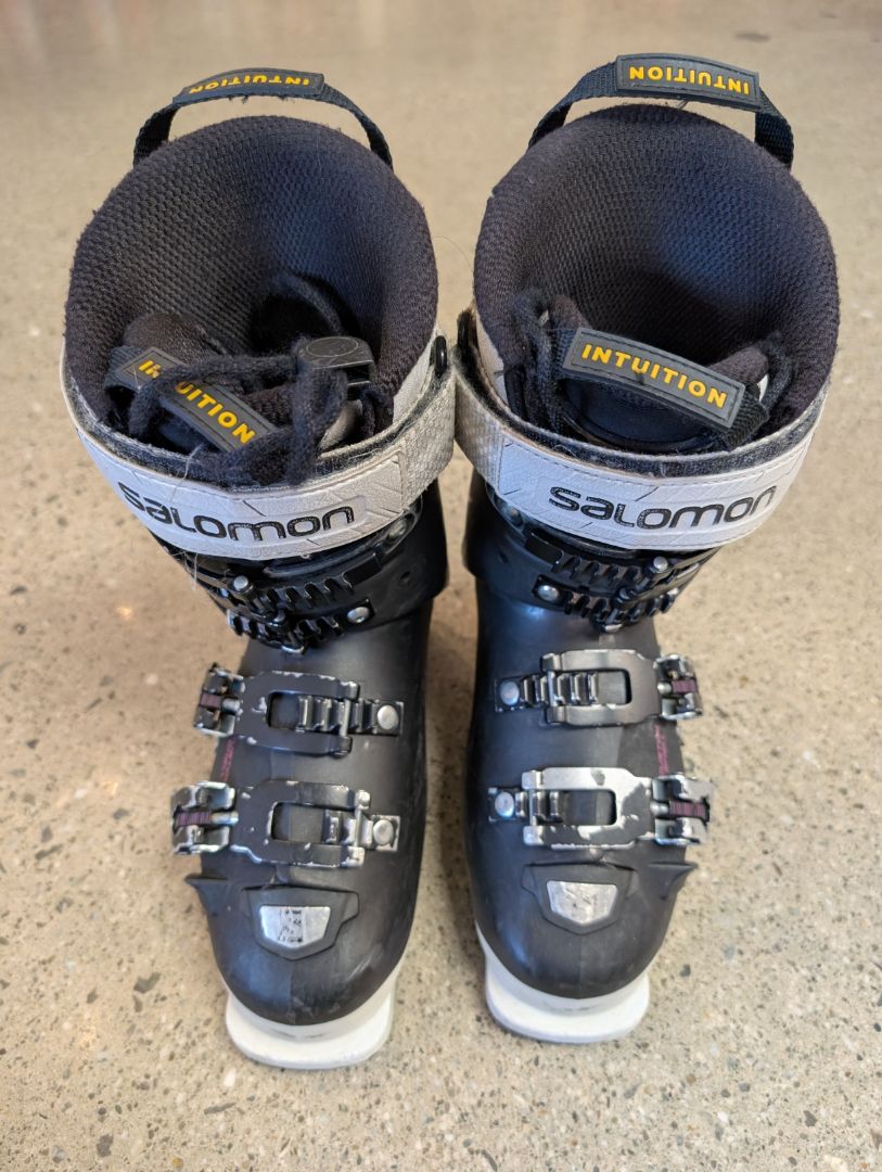 Black/White Salomon X Max 110 W, 23.5