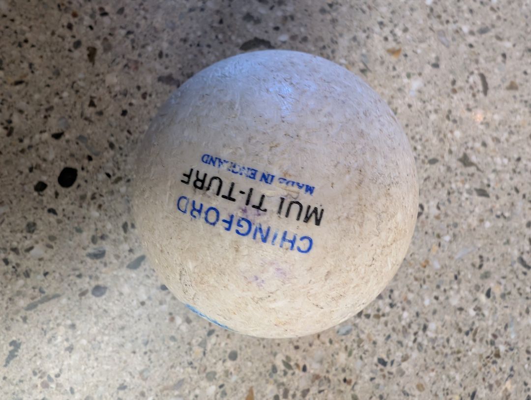 White Chingford Multi-Turf Hockey Ball