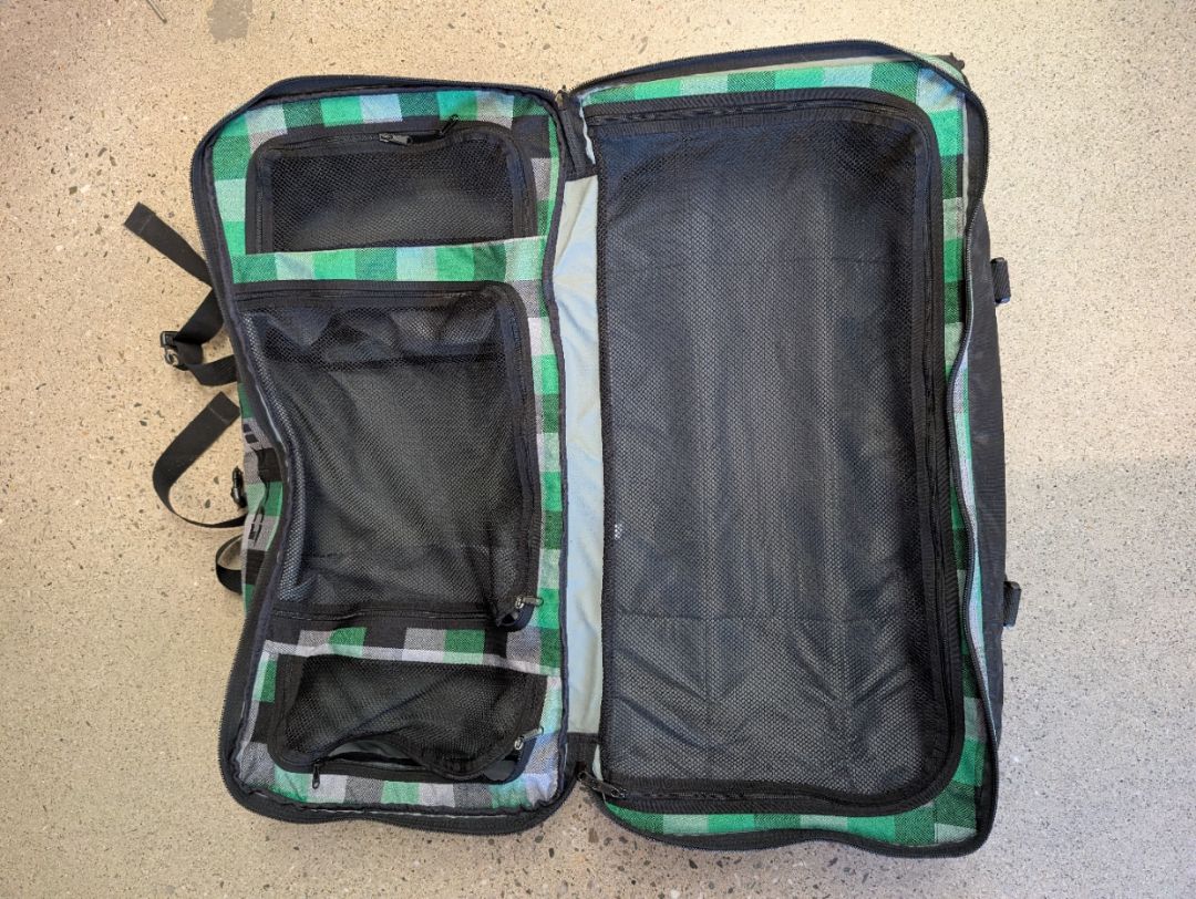 Green Plaid Dakine Split Roller LG, Large