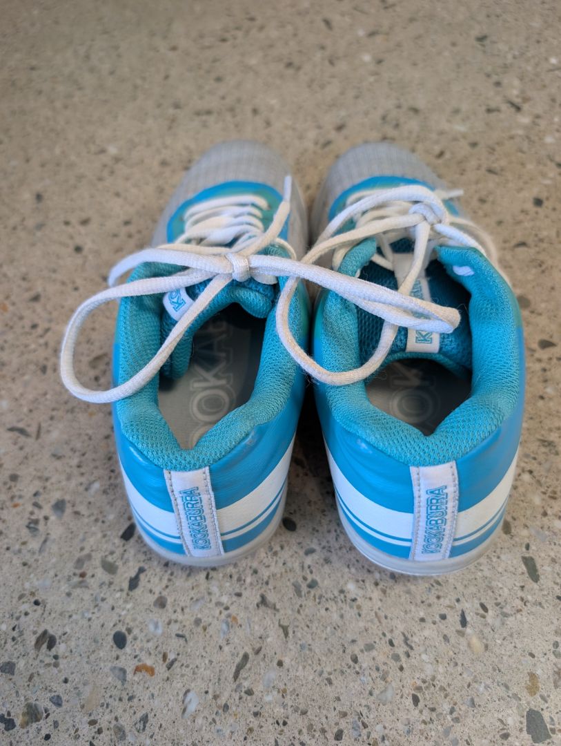 Aqua/Grey Kookaburra Neon Junior, EU 34 / UK 2 / US 3Y