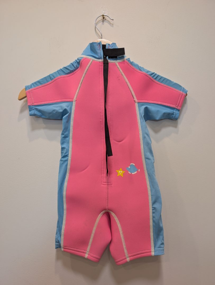 Pink/Blue Body Glove Shorty Wetsuit, Child 4