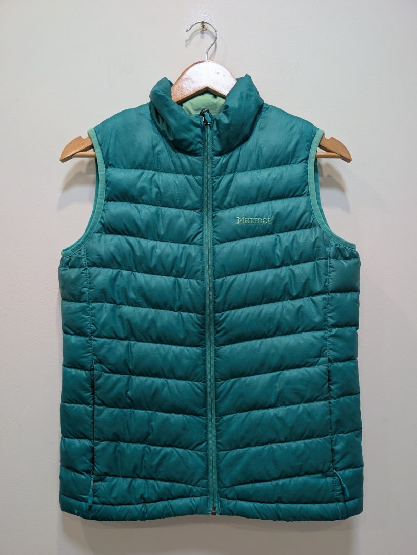 Green Marmot 700-fill down vest, S