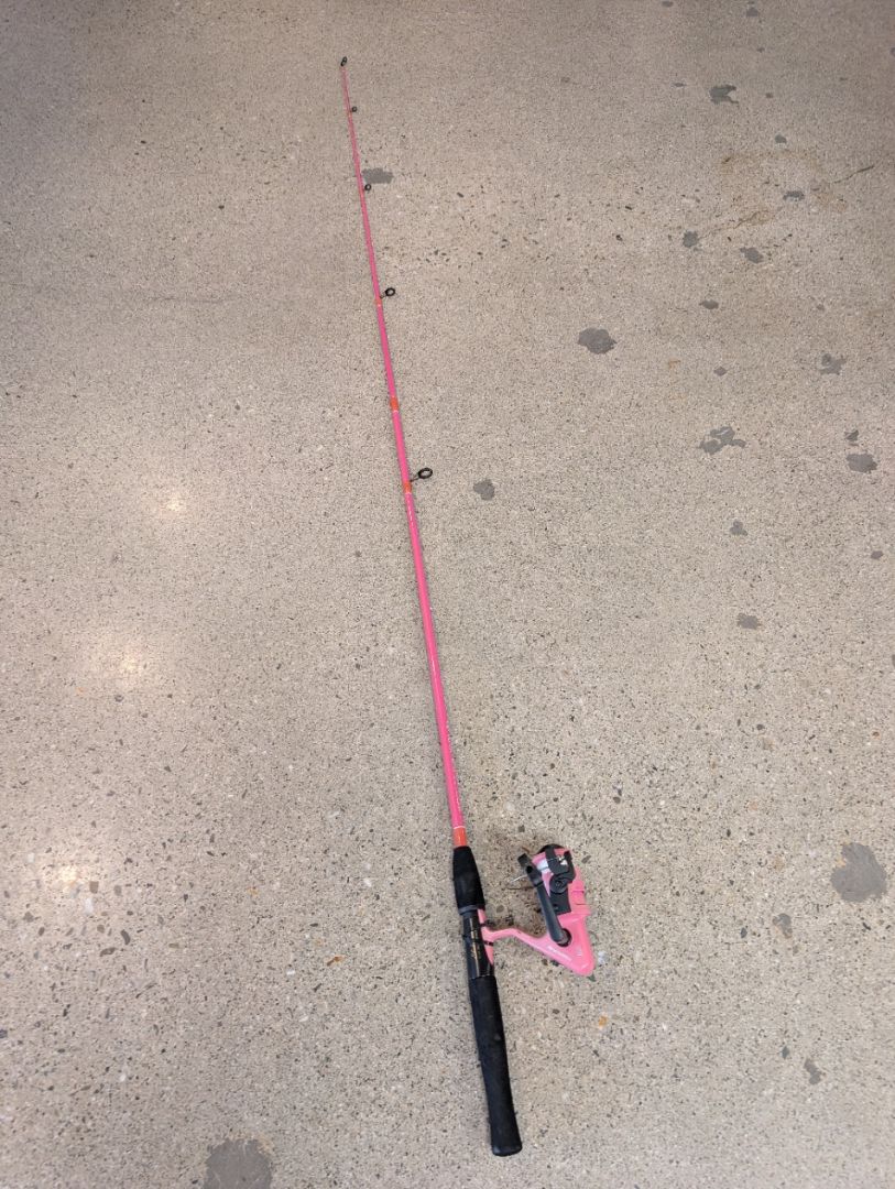 Pink Shakespeare Durango 035 Rod & Reel, 6'0"