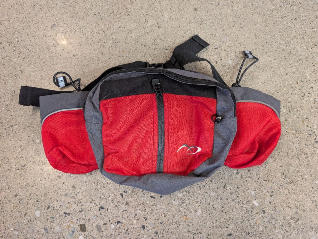 Red/Grey Tesco Waist Pack, One Size