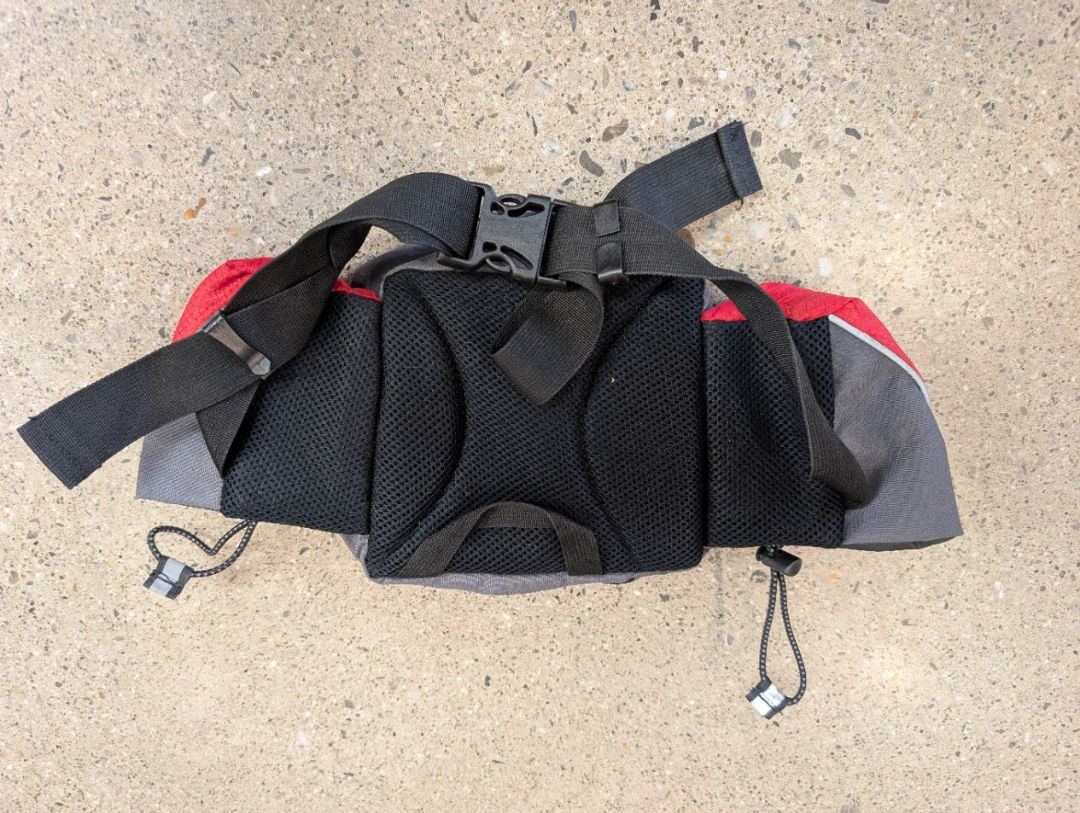 Red/Grey Tesco Waist Pack, One Size