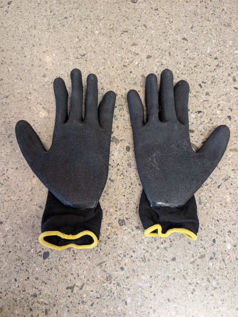 Black Zhik Sailing Gloves, Medium