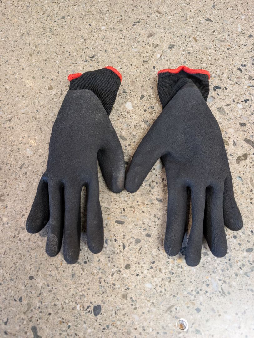 Black Zhik Tactical Grip Sailing Gloves, Small