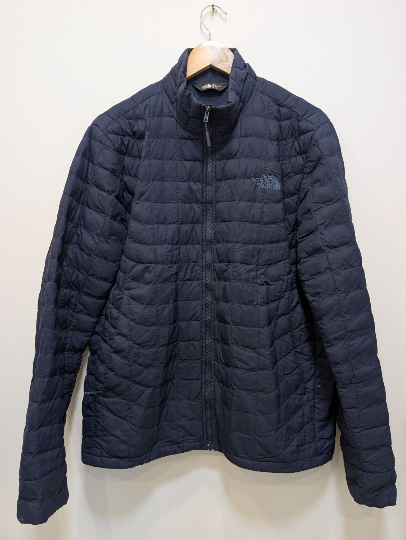 Navy The North Face ThermoBall Full Zip, M