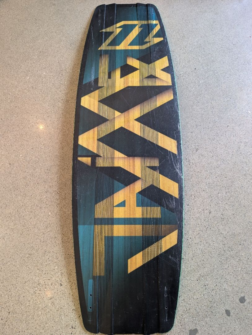 Wood/Teal North Kiteboarding Jaime 139x42 Twin Tip, 139x42