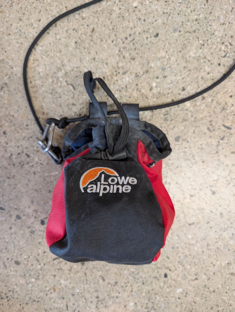 Red Lowe Alpine Chalk Bag