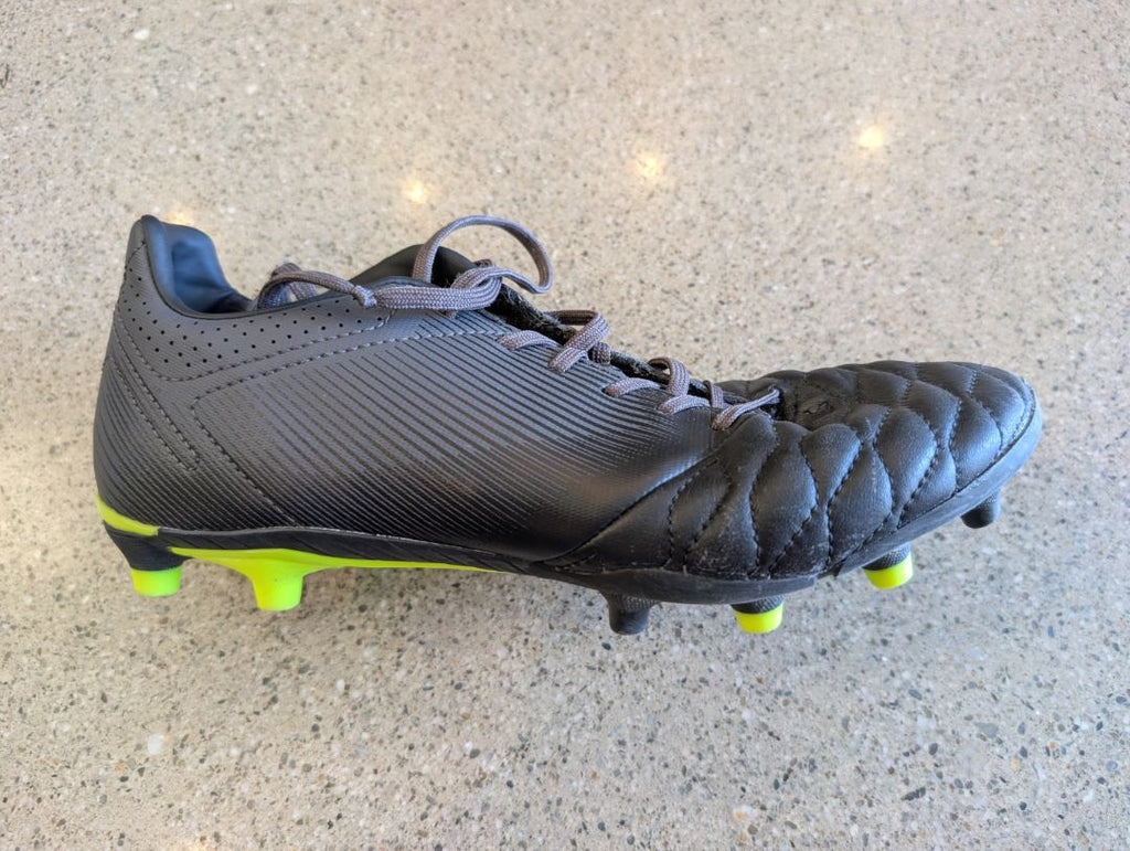 Black/Lime Kipsta Agility 700 Kids Football Boots, EU 37ish