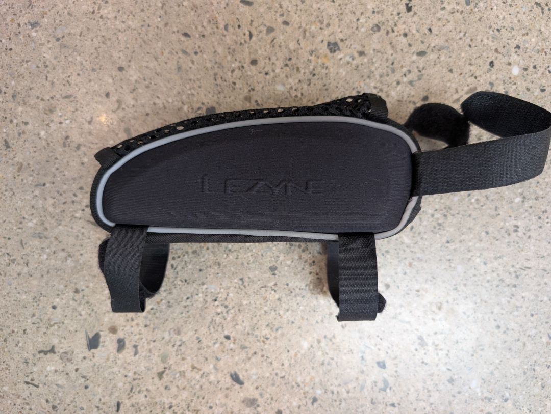Black Lezyne Top Tube Bag, One size