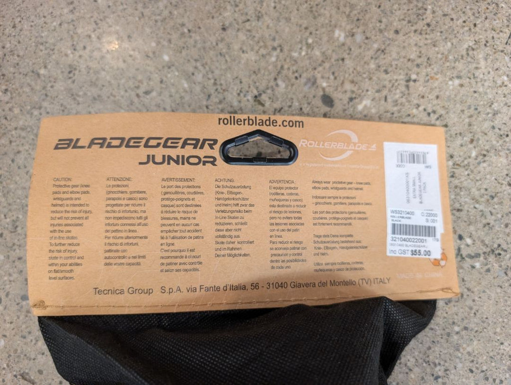 Black Rollerblade BladeGear Junior, XS