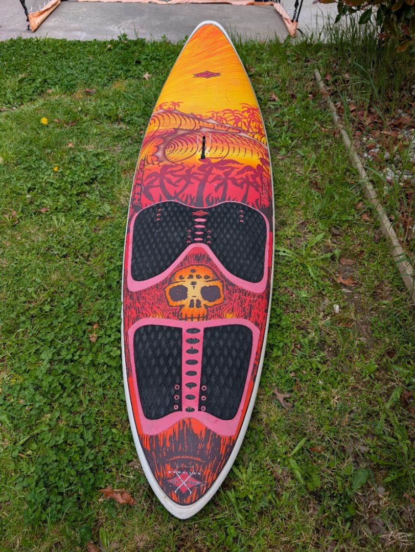 Red/Yellow Naish Wave 86 Windsurf, 86L