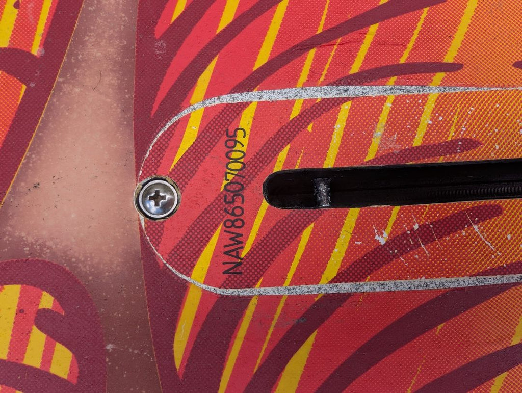 Red/Yellow Naish Wave 86 Windsurf, 86L